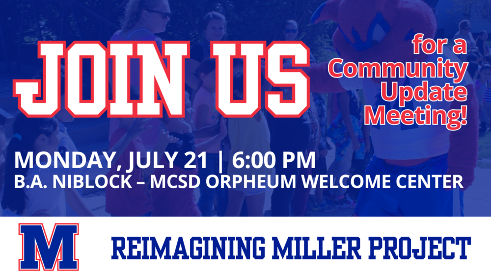 Join us for a community update meeting