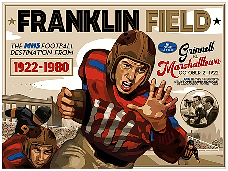 Franklin Field Poster