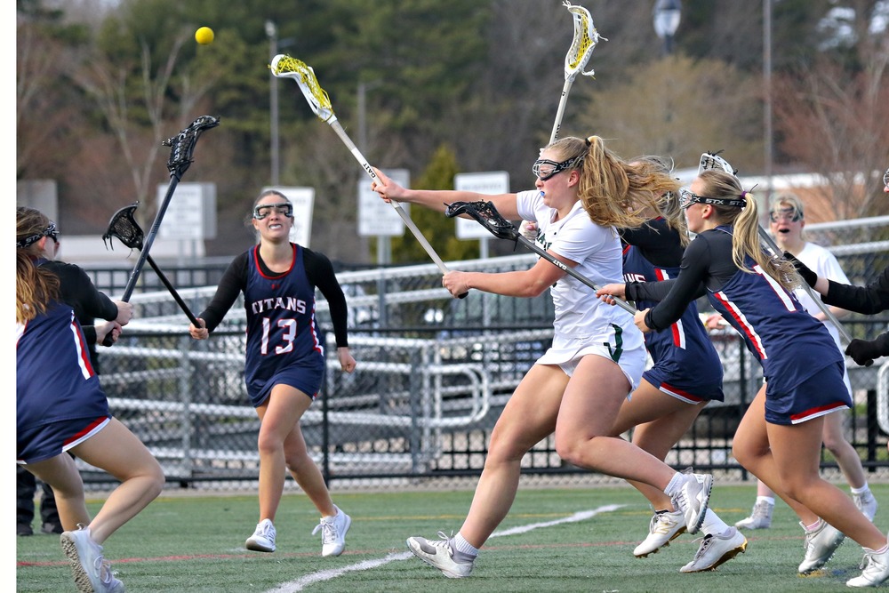 Girls Lacrosse Action