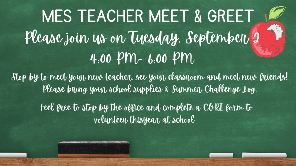 MES Teacher Meet & Greet
