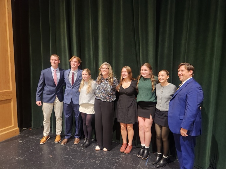 National Honor Society inductees