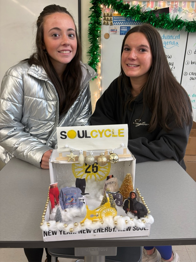 students with their projects