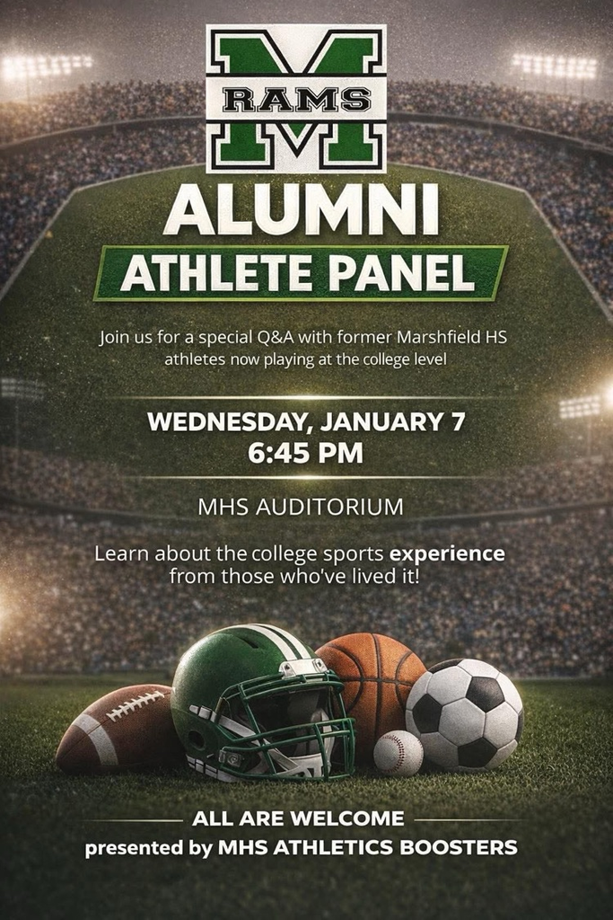 MHS alumni athlete flyer