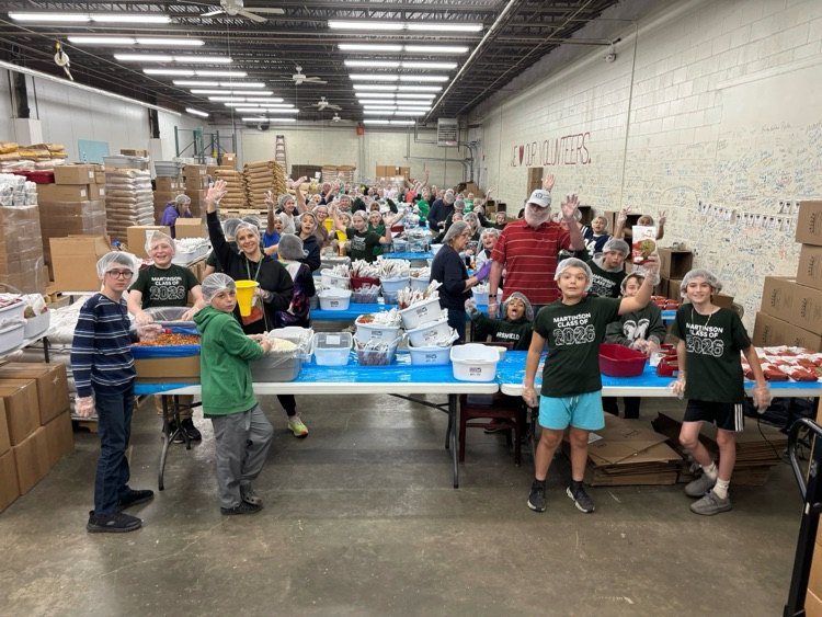 students working at End Hunger