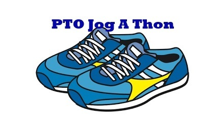 blue and yellow sneakers PTO Jog A Thon