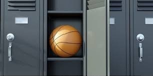 locker with basketball
