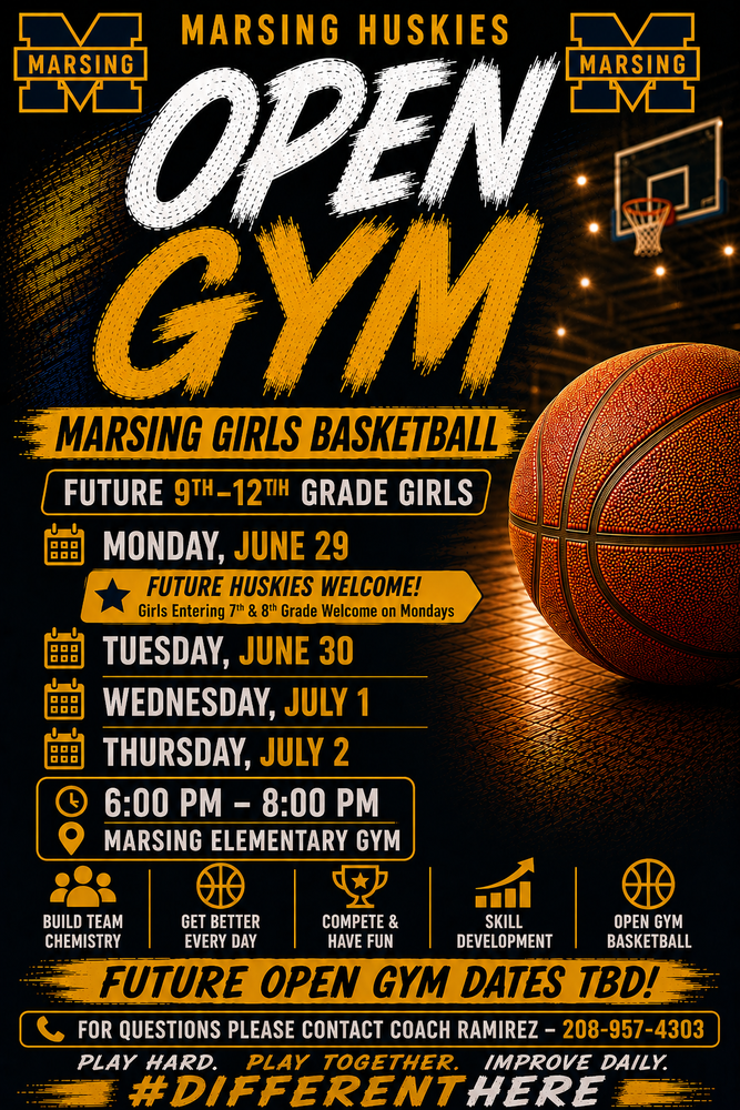 Girls Basketball open gym