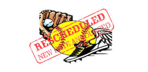 Baseball, softball and track shoes with Rescheduled New Date Announced