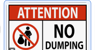 no dumping