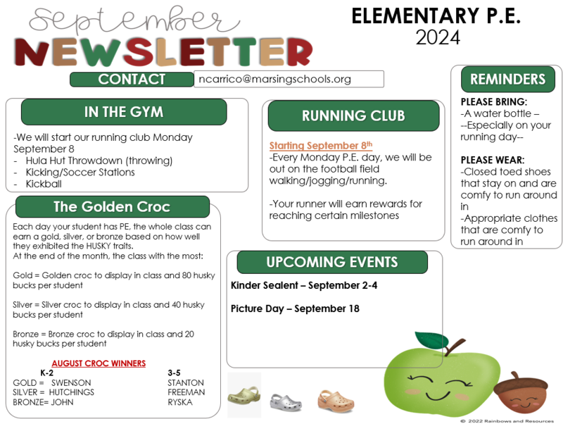 Sept. News Letter English