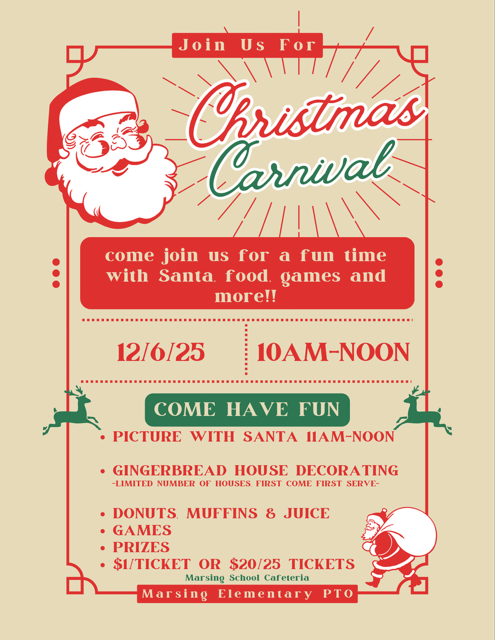 Christmas Carnival Flyer