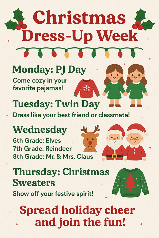 Middle School Dress up days