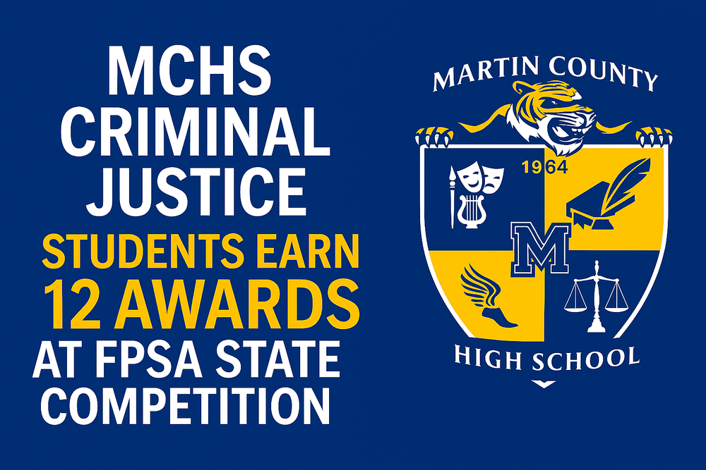 MCHS CJUS Students Earn 12 Awards at State Competition