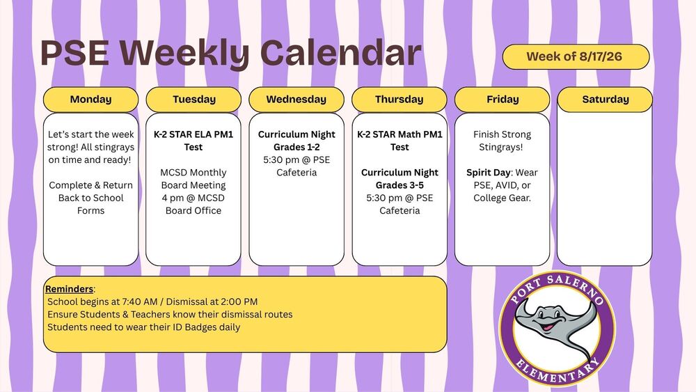 Week Calendar 8.17.26