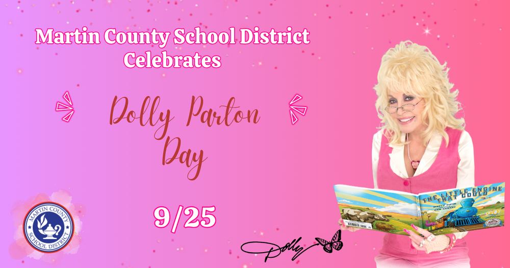 Graphic for the District celebrating Dolly Parton Day on 9/25