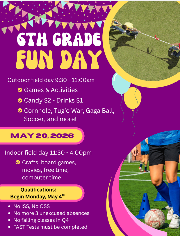 6th Grade Fun Day