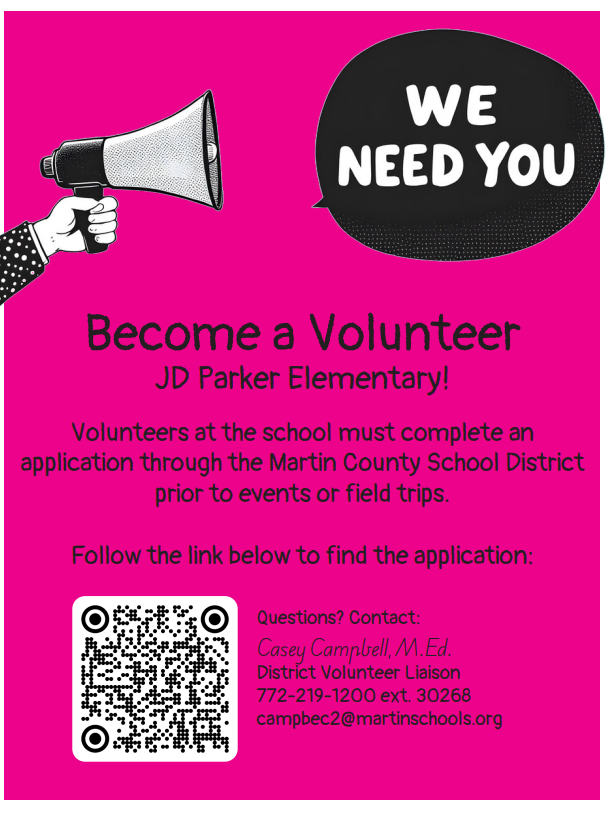 We need you volunteers