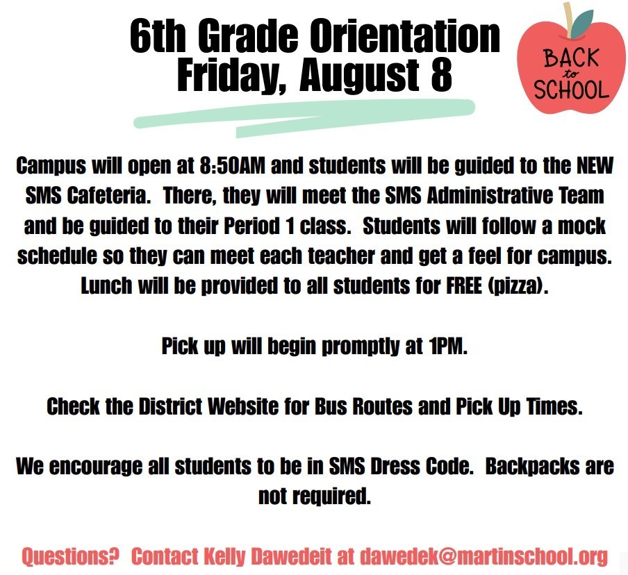 6th  Grade  Orientation 