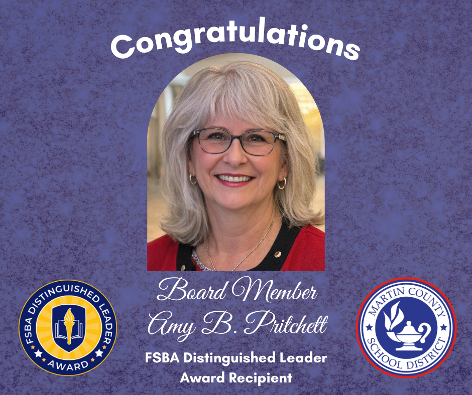 Board Member Pritchett Earns Distinguished Leader Award