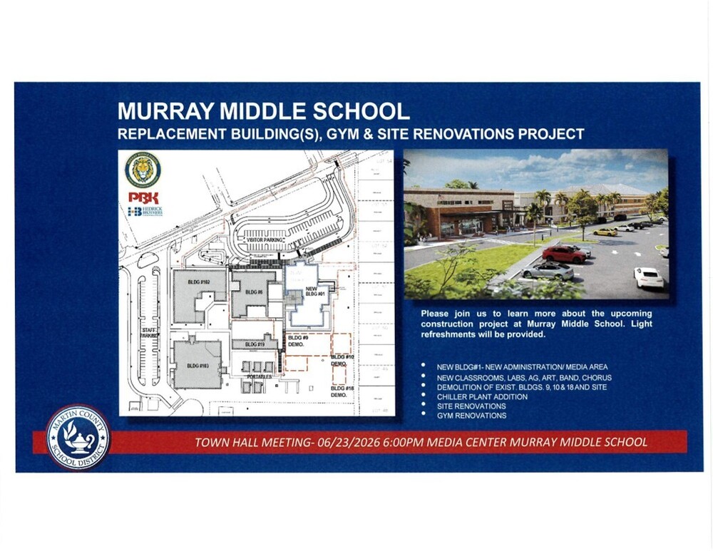 MMS Renovation Town Hall Meeting Notice