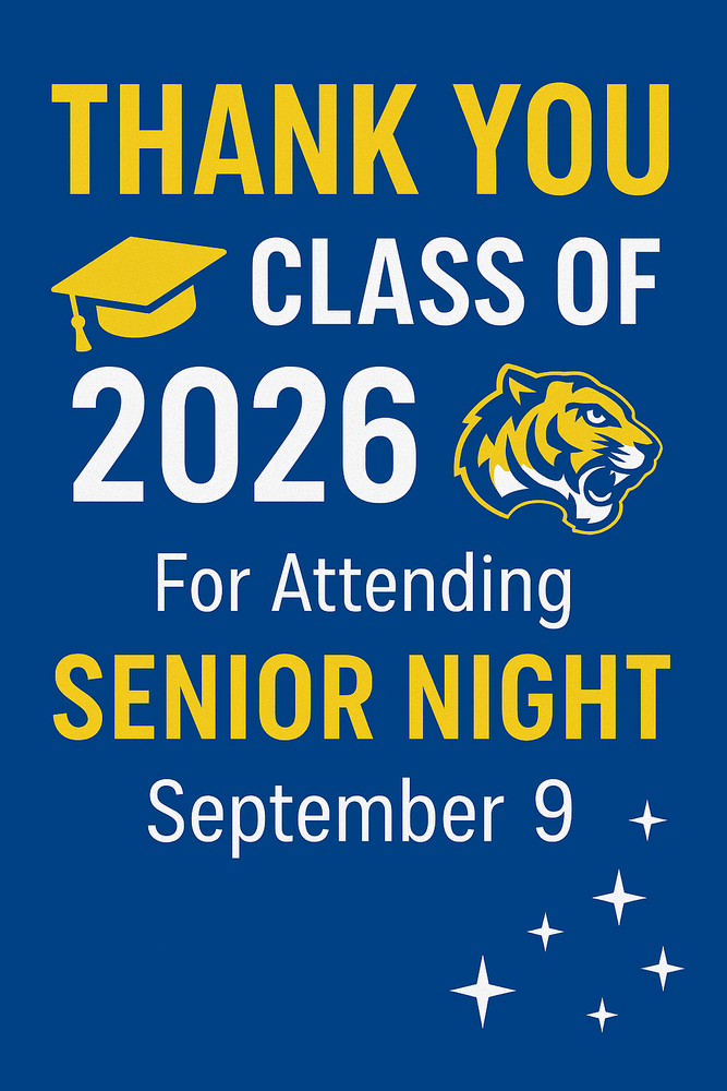 Class of 2026 Senior Night