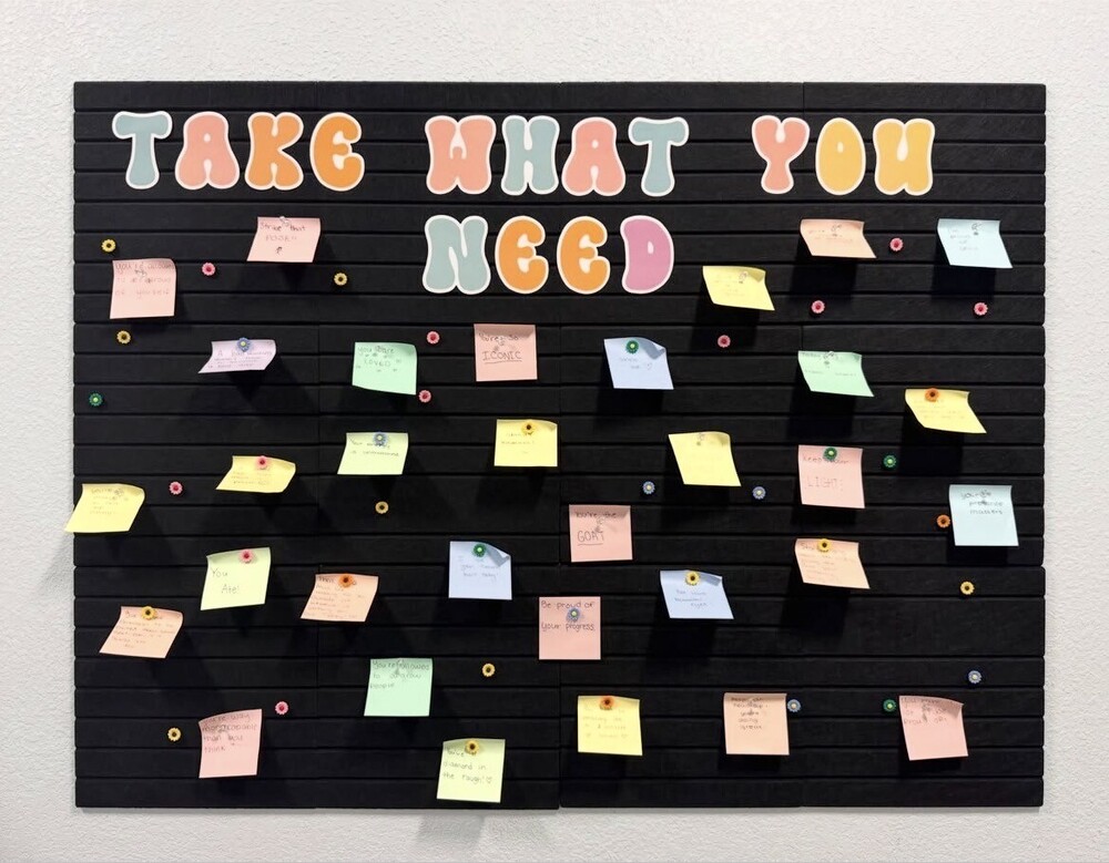 Take What You Need Message Board at MCHS