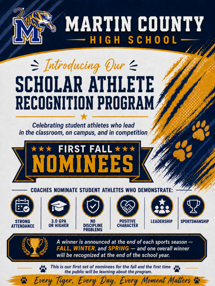 MCHS Scholar Athlete Recognition Program