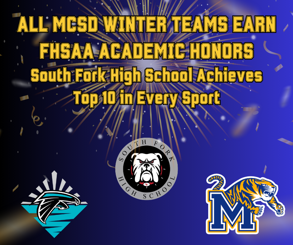 MCSD Winter Teams Earn FHSAA Academic Honors