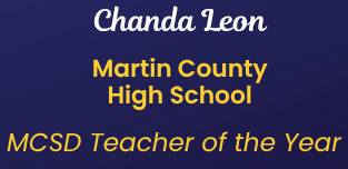 MCSD Teacher of the Year - Chanda Leon