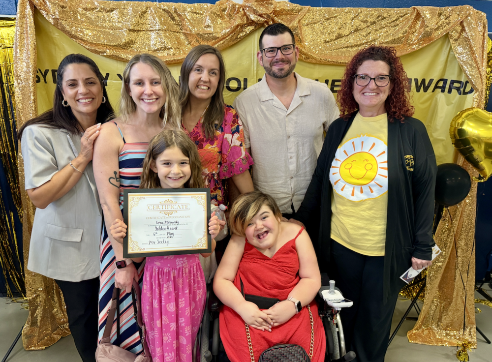 PWE family at Golden Heart Awards