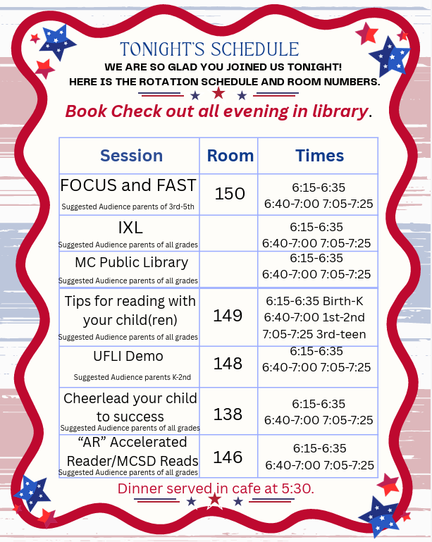 2026 Literacy Night Workshops