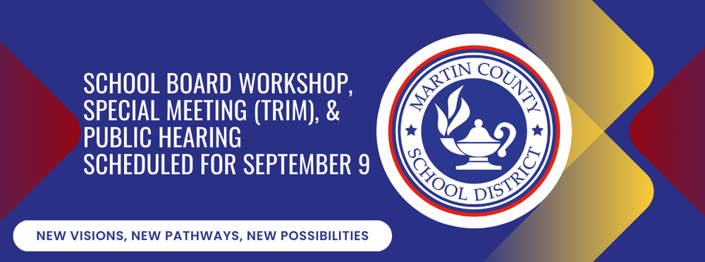 School Board Workshop Sept 9