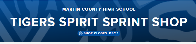MCHS Tigers Spirit Sprint Shop