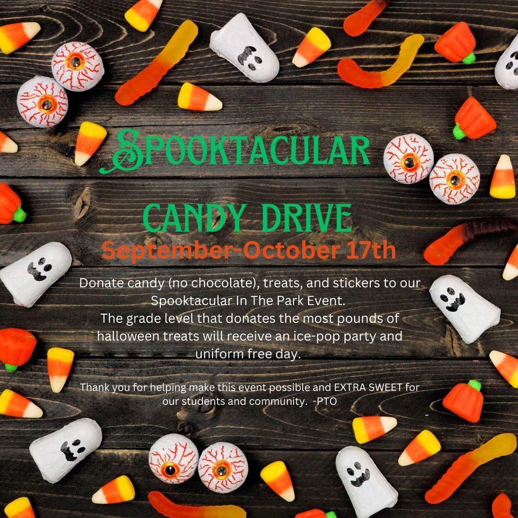 Candy Drive flyer