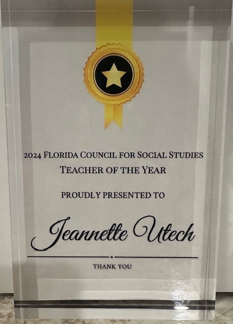 MCSD/JBHS Social Studies Teacher of the Year
