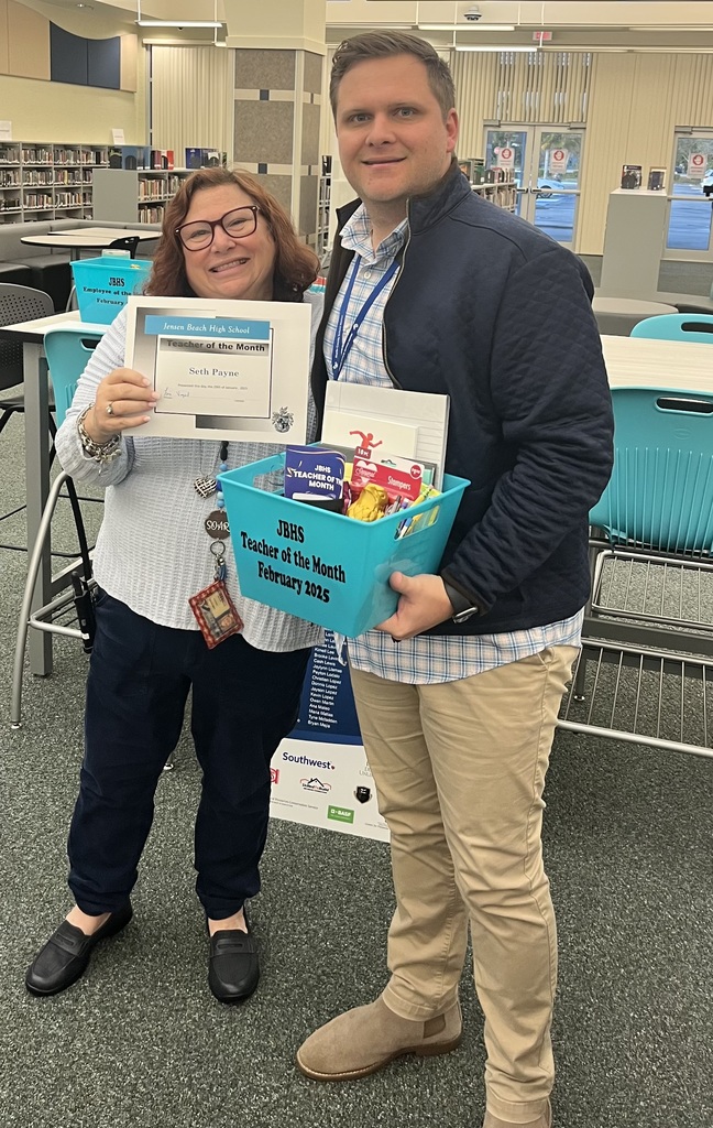 JBHS Teacher of the Month