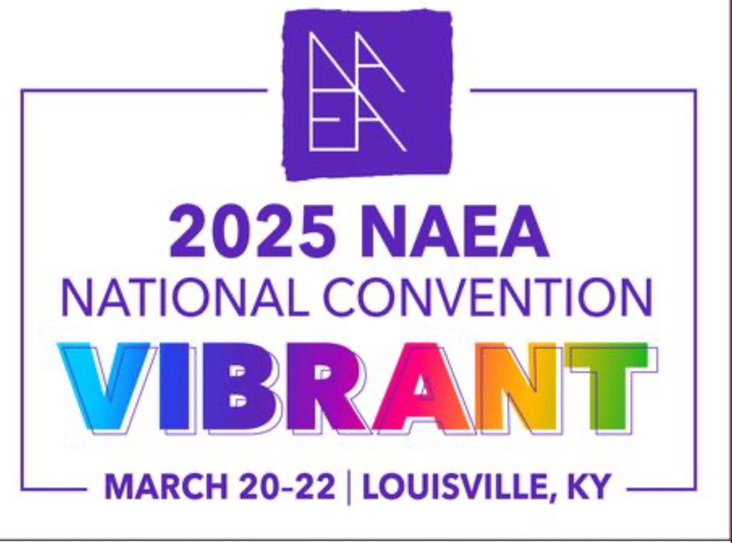 PSE Art Teacher Ashley Monks presents during NAEA 2025
