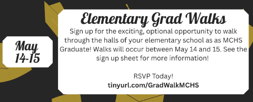 MCHS Elementary Grad Walks