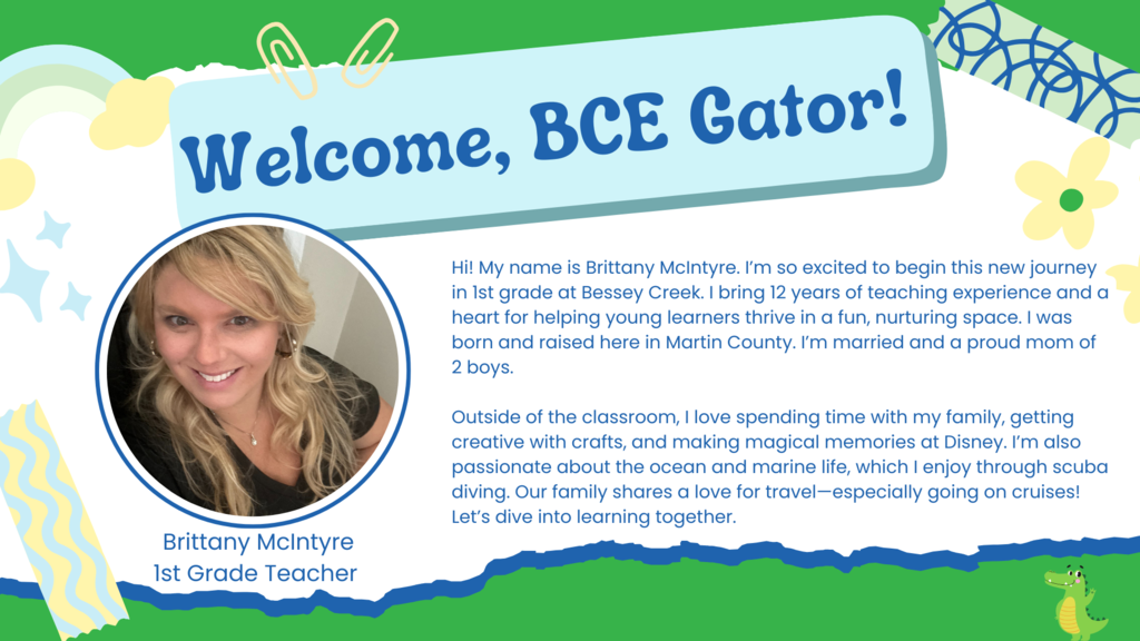 BCE Welcome New Gator