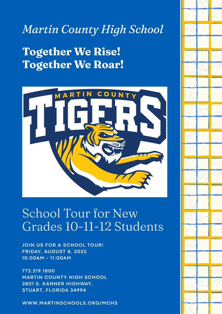 New MCHS Tigers Grades 10, 11, and 12 School Tour