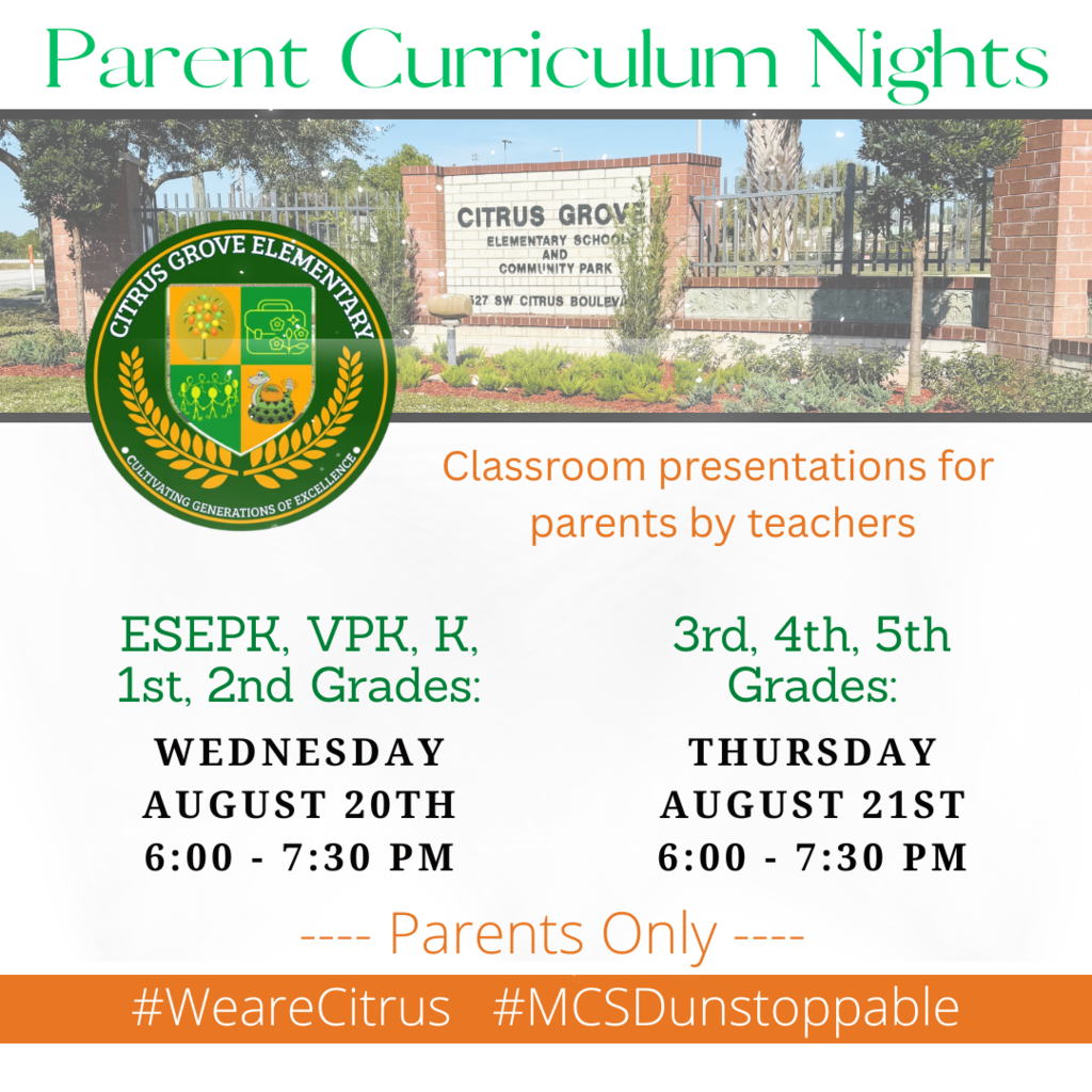 Curriculum Nights