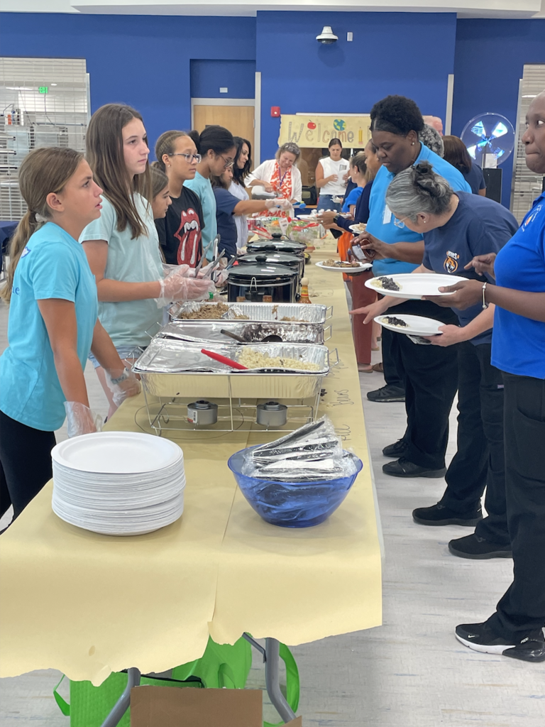 SMS staff enjoy new cafeteria