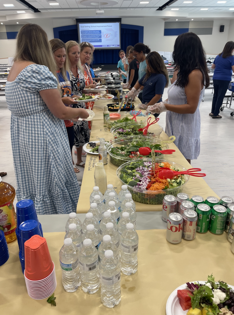 SMS staff enjoy new cafeteria
