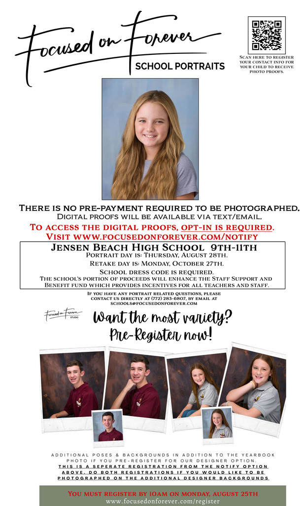 JBHS Fall Picture Day