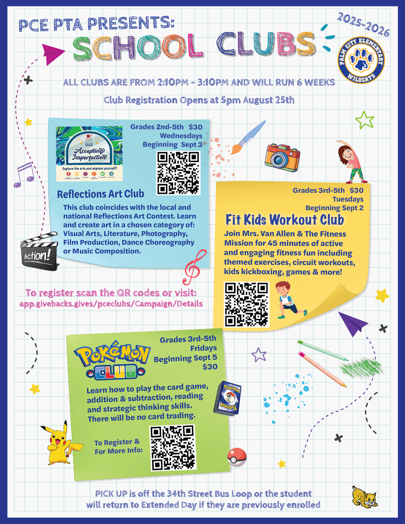 School Clubs Q1 25-26