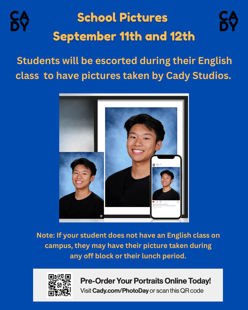 MCHS Picture Days