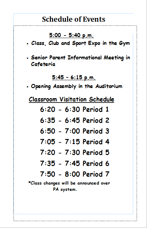 JBHS Curriculum Night 2025