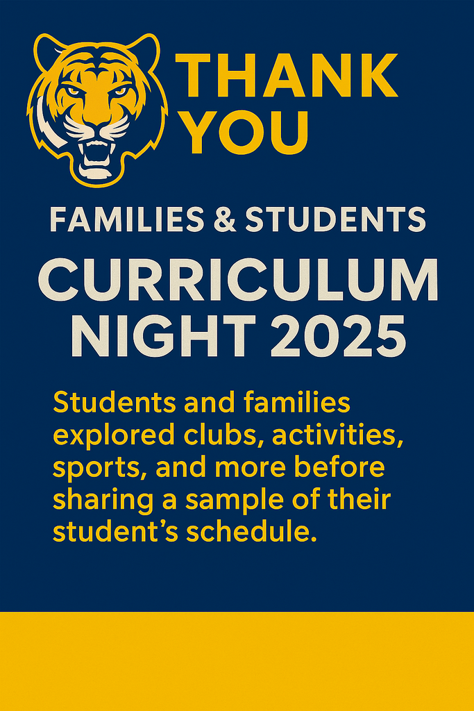 MCHS Curriculum Night