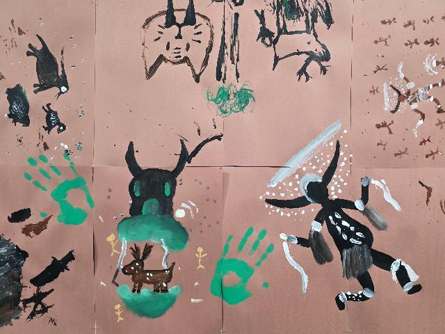 Prehistoric Art Comes Alive at MCHS!