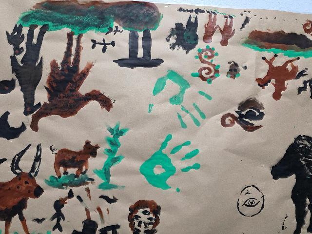Prehistoric Art Comes Alive at MCHS!